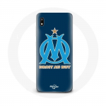 Coque pour Samsung Galaxy A10 Olympique de marseille OM logo bleu
