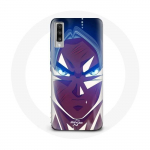 Coque pour Samsung Galaxy A50 Dragon Ball Goku Visage &eacute;nerv&eacute;