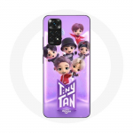 Coque pour Xiaomi Redmi Note 11S BTS TinyTAN Animation Affiche RM Jin Suga J-Hope Jimin Jungkook Et V