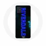 &Uuml;mbris Samsung Galaxy A51 5G Riverdale'i seeria logoga sinine