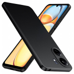 &Uuml;li&otilde;huke pehme silikoonist must matt telefoni&uuml;mbrise kate telefonile Redmi 13C 4G RedMi 13C must