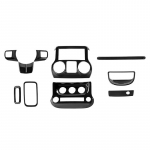 Armatuurlaua keskjuhtimine rooliratta kaaspiloodi k&auml;epideme sisekujunduskomplekt sobib Jeep Wrangler JK 2011-2017 autotarvikutele