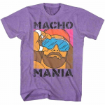 Macho Man Randy Savage Mania Cartoon Wwe Wrestling Unisex T-s&auml;rk S