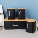 K&ouml;&ouml;gi kanistrite komplekt, lauapealne leivakast, praktiline mitmeotstarbeline toiduainete s&auml;ilituskonteiner talumaja