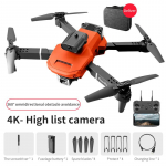 2024. aasta uus E100 RC droon 4K professionaalne &uuml;he/kahe kaameraga Fpv WiFi takistuste v&auml;ltimine tuulekindla helikopteriga kokkupandav neljakopteri kinkem&auml;nguasi Sing camera 1battery must