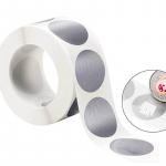 300 tk &uuml;mmargused h&otilde;bedased mahakraabitud kleebised 1-tolline kriimustatud etikettide kleebis