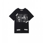 Off-White Originaal Kolju &Otilde;limaal T-s&auml;rk Meeste Topid Must AU1001-03-05 XS