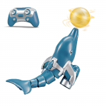 Remote Control Animal Boat 2.4GHz Remote Control Water Toys Waterproof /One click Demo Head Ball sinine
