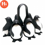Multifunktsionaalne pingviinikujuline k&ouml;&ouml;gimunade riiul