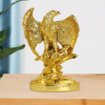 Kotka kujukeste loomaskulptuuride kunstiteos Linnukuju vaigust kodukaunistus s&ouml;&ouml;gitoa kontoris pronksi