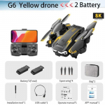 S6 uus professionaalne kokkupandav neljakopteri &otilde;hust drooni HD kaamera RC helikopter FPV WIFI takistuste v&auml;ltimine aerofotograafia m&auml;nguasja kingitus 5000 m 8K camera-2 B