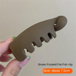 4 v&auml;rvi juuksen&otilde;el Vastupidav l&otilde;hnatu Moodne materjali ohutus Vastupidav juuksen&otilde;el naiste &uuml;hev&auml;rviline banaaniklamber, v&auml;ike k&auml;epide khaki