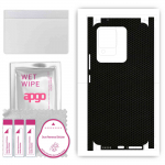 apgo Protective Skin Sticker for the back+sides compatible with Vivo V25e, Full Wrap Film, Foil, Vinyl - Pattern Matrix