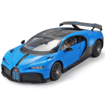 1/18 skaala BUGATTI CHIRON PUR Sport Agile BLU tippkiirusega t&otilde;elise skaala mudel 1/18-Size:26.8*11.7*6.7cm