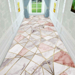 Luksuslik Disain Pikk Vaip Jooksja Koridori Esiku Dekoor Libisemisvastane Ribaga Vaibad HOTELL Elutuba Ukseava Pestav Uksematt 80x400cm