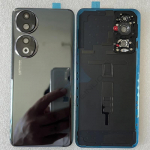 Uus For Honor 90 karastatud klaasist tagumine akukate For Honor 90 5G tagakaas uks korpus + v&auml;lklambi kate + kaamera l&auml;&auml;ts must