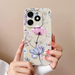 &Uuml;mbrised Tecno Spark 20 20C Pop 8 Pova 6 Pro Itel A18s A70 tagakaas P&auml;ris lilleline avokaado matt silikoon Pehme kaamerakaitse mood telefonikotid Tecno Camon 30