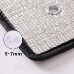 Aken P&auml;ikesevari Kile Kodu P&auml;ikesevari Alumiiniumfoolium isolatsioonikile P&auml;ikesevari UV-vastane p&auml;ikesekaitsepadi 90X100cm