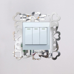 Kodukaunistusega kleebis, seinapeegli stiilis pildiraamid poe jaoks One Size must