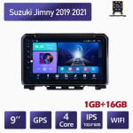 9-tolline Android-autoraadio Suzuki Jimny 2019-2021 auto multimeediumipleierile, GPS-navigatsioonipea, WIFI 1+16 GB