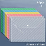 10 tk A4 l&auml;bipaistev failikott Plastikust dokumentide esitamine S&auml;ilituskott &Otilde;pilase korraldaja teabetasku kaustad kirjatarbed