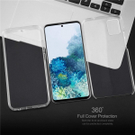 360&deg; t&auml;iskaanega silikoonist telefoni&uuml;mbris iPhone'ile Samsung Huawei Honor Xiaomi Redmi OPPO OnePlus Anti Drop Clear Hybrid PC Hard Coque iPhone 6 puhas