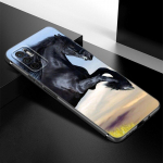 Runing Animal Horse telefoni&uuml;mbris Xiaomi Redmi Note 7 8 8T 9 9S 10 10S 10T 11 11S 4G 11E 11T Pro 5G pehme TPU must kate jaoks Note 11 Pro China