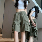 Naiste k&otilde;rge v&ouml;&ouml;kohaga l&uuml;hikesed p&uuml;ksid Ameerika stiilis t&auml;navariided suvised laia s&auml;&auml;rega p&uuml;ksid Moodsad naiste suur tasku lahtised l&uuml;hikesed p&uuml;ksid Uus S roosa