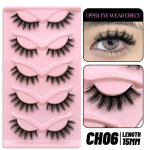 Cat Eye Lashes Faux Mink Ripsmed Naturaalsed pikad tiivaotsad Silm Pikendatud Ripsmed Faux Cils Ripsmepikendus