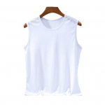 Meeste vest, &otilde;&otilde;nesv&otilde;rk, varrukateta kael, t&auml;issuurus, v&auml;rv pluss kiiresti kuivav, hea hingavusega korvpallij&otilde;usaali treening L valge