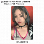 ITZY 6. minialbum Cheshire'i ametlik fotokaart SKP Al BDM JYP MS MK MP SW Y24 Ryujin - Ktown4U