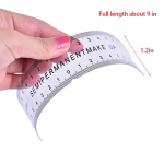 Korduvkasutatav meik Brow Measure Eyebrow Guide Ruler P&uuml;sit&ouml;&ouml;riistad