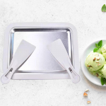 Rolled Ice Cream Maker Cold Plate DIY Household Easy to Clean Summer Frozen Yogurt