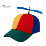 Suvine naiste pesapallim&uuml;ts V&auml;rviline vikerkaar Colorblock Propeller Decor pikk &auml;&auml;rega telkimine matkamine kalap&uuml;&uuml;k ronimism&uuml;ts A