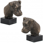 Jack Russell Terrier - Dog statue, bust on stone base, sculpture, trophy for dog show by Art-Dog brand