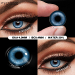 EYESHARE 2pcs Cosplay Color Contact Lenses for Eyes Green Eye Lenses Beauty Makeup Pupils for Halloween