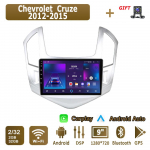 Android Carplay autoraadio Chevrolet Cruze 2012-2015 multimeediumipleieri peakomplekti stereo-GPS-i navigatsioonis&uuml;steemi jaoks BT WIFI 2+32GB 2+32GB h&otilde;be