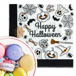 20tk/pakend 33*33cm 2-kihiline &uuml;hekordne peosalvr&auml;tik Halloweeni mustriga