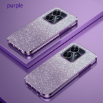 Luksuslik gradiendiga s&auml;delev &uuml;mbris Oppo Realme C55 silikoonkaitsega tagakaanele C 55 Realme C55 lilla