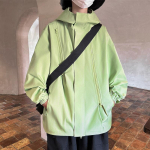 Meeste mantlid jakid kevad ja s&uuml;gis trendikas vabaaja mood noorte kapuutsiga v&auml;li spordijakid meeste riided M