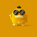 Shark armas koomiksikohver OPPO Enco Air 3 pehme silikoonist juhtmevaba Bluetoothi ​​kaitse&uuml;mbrisele OPPO Enco Air3 kate konksuga OPPO Enco Air 3