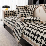 Elutoa libisemiskindel k&auml;etugi seljatugi diivanipadi Universaalne &scaron;enill diivani kate Luksuslikud Houndstooth diivanipadja katted 70X70cm 1pc