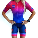 Tres Pinas-Naiste triatloni komplekt, l&uuml;hikeste varrukatega rattas&otilde;idu s&auml;rk, suvised rattariided L