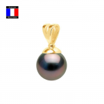 Compagnie G&eacute;n&eacute;rale des Perles &ndash; V ripats ehtne &uuml;mar Tahiti p&auml;rl 10-11 mm &ndash; 18 Cts kollane kuld &ndash; naiste ehted