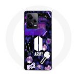 Coque Maniacase pour Xiaomi Redmi Note 12 Pro 5G BTS army logo Bangtan Subs