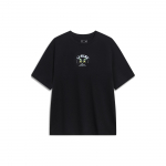 Li Ning Hiina Kultuuri Seeria Kirjaga &Uuml;mara Kaelusega Pullover L&uuml;hikeste Varrukatega T-s&auml;rk Meeste Topid Must AHST207-3 S