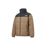 Li Ning V&auml;rviline L&uuml;hike Seisva Kraega Puhvjakk Unisex Jakk Ice-Tea AYMT293-9 L