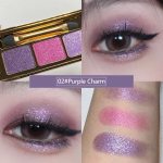 FOMIX Kolmev&auml;rviline lauv&auml;rv Delicate Shimmer Pearl Luster Earth-color lauv&auml;rvipalett V&auml;ike kaasaskantav silmameik