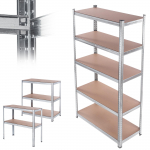 KADAX Regał metalowy magazynowy Garażowy 5-Poziomowy 180x90x40cm 875kg
