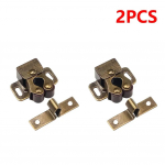 2 TK Uksepeatuse sulgurid, siibri puhvermagnetiga kapi kinnitused koos kruvidega riidekapi riistvara m&ouml;&ouml;bli furnituuride jaoks